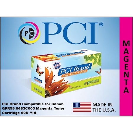Pci Canon 0483C003Aa Gpr55 Magenta Toner Ctg 0483C003-PCI